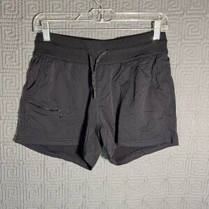 The North Face Shorts Women’s Size Small Black Hiking Drawstring Pockets